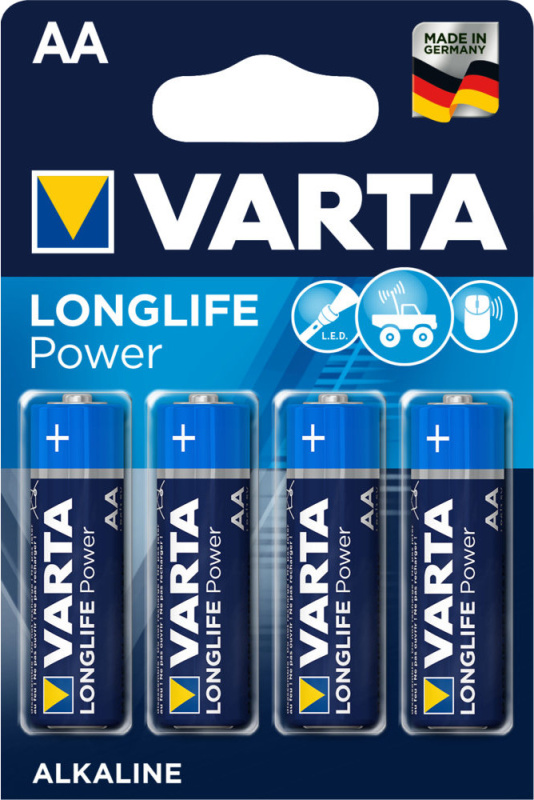 Baterie VARTA Longlife Power AAA, LR03 / 1.5 V, mikrotužka 4 ks