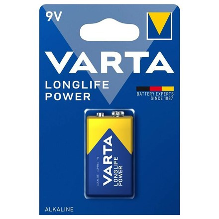 Baterie Alkalické LONGLIFE VARTA 6F22 9V