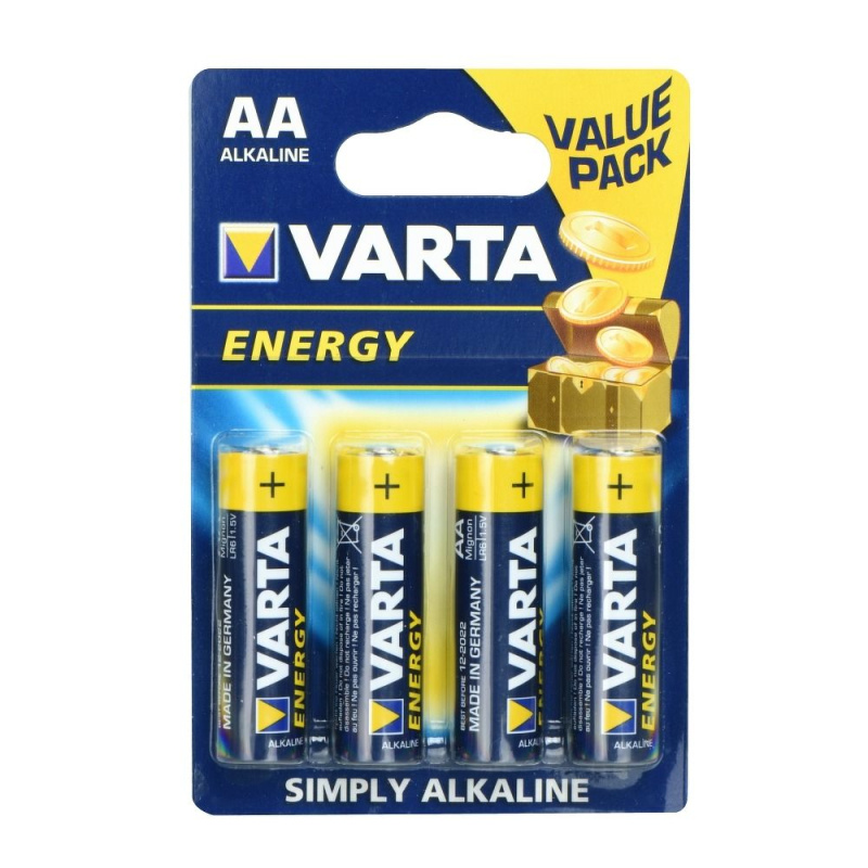 Alkalická tužková baterie AA (LR6) Varta