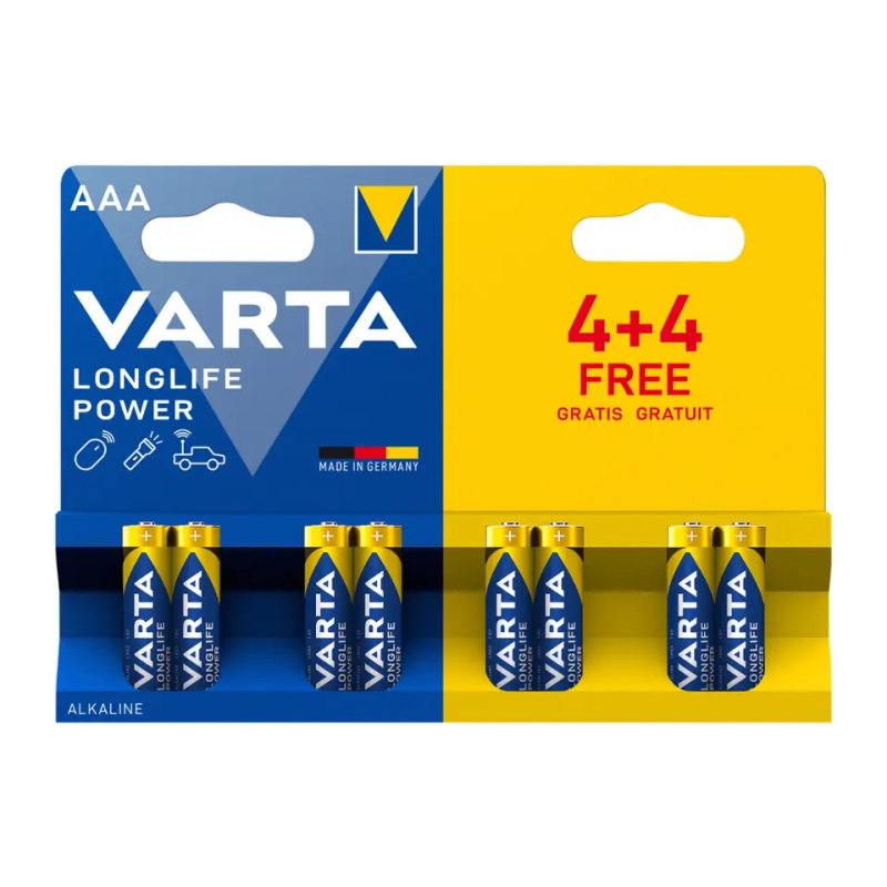 Varta High Energy AAA 8 ks 961057 Modrá