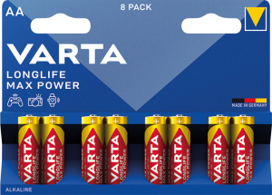 Varta Longlife Max Power AA tužkové baterie 8 ks