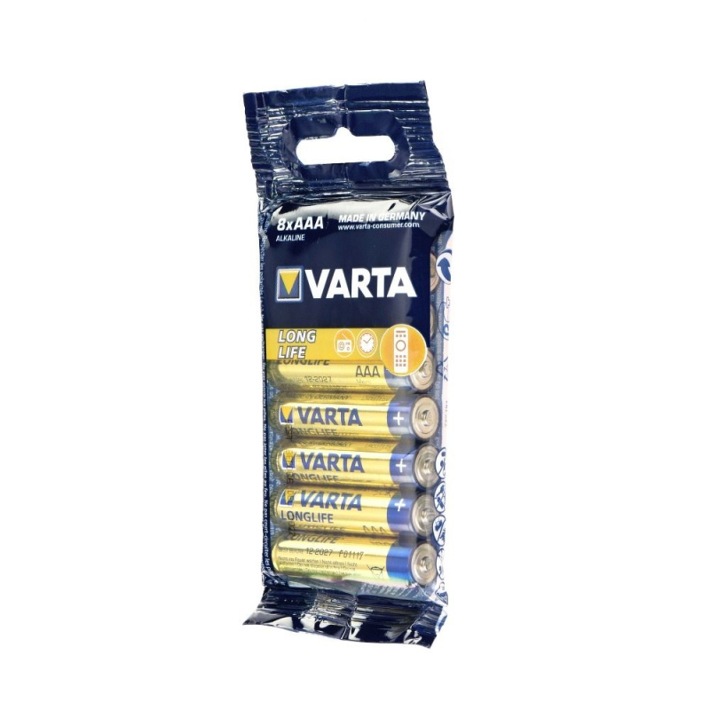 VARTA alkalická baterie R3 (AAA) Longlife - 8ks
