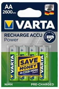 Varta Ready to use LR6/4BP AA nabíjecí baterie 2600 mAh (4ks)