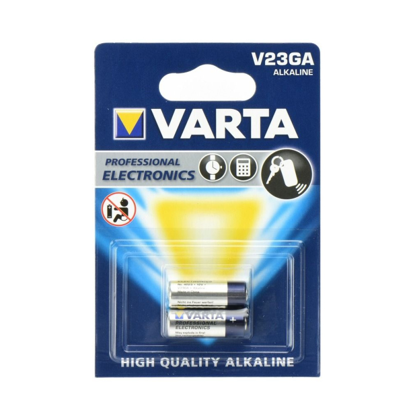 Varta - alkalické baterie - V23GA/ MN21/ A23, 12 V, 2 ks