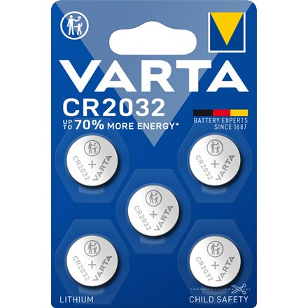 Varta CR 2032 - baterie - 5 ks