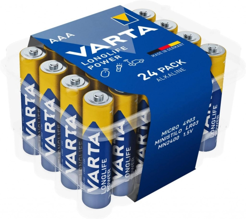 AAA Varta LR03 Longlife Power CVP24 24 ks