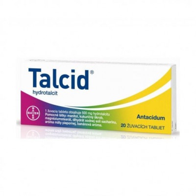 TALCID 500MG žvýkací tableta 20 I