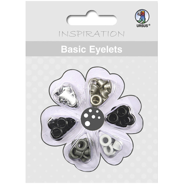 Průchodky na scrapbook (60ks) černé