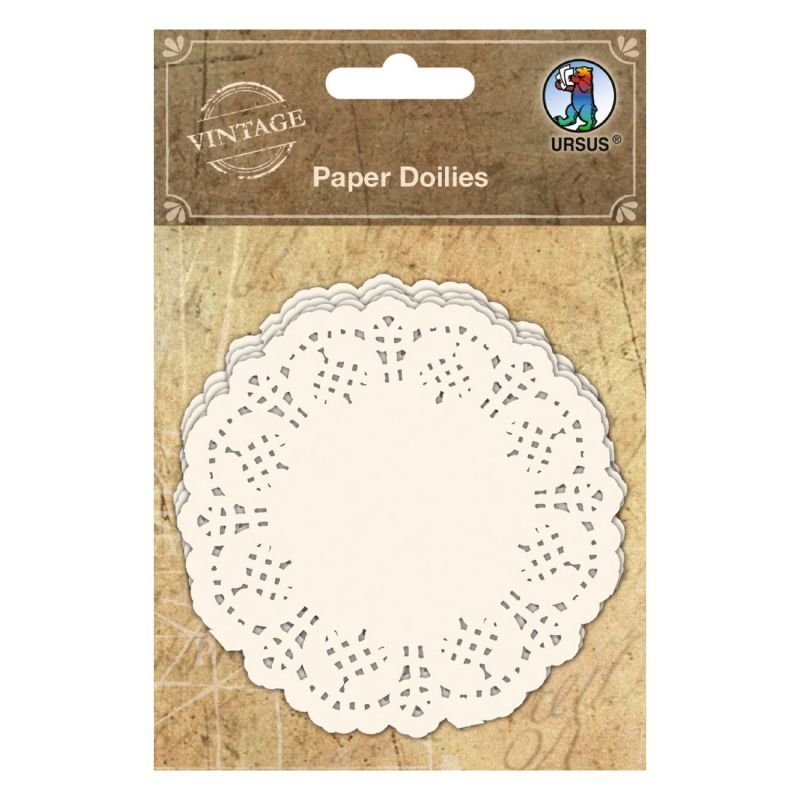 Papírové výřezy rozety - kruhy se zdobením (30ks)