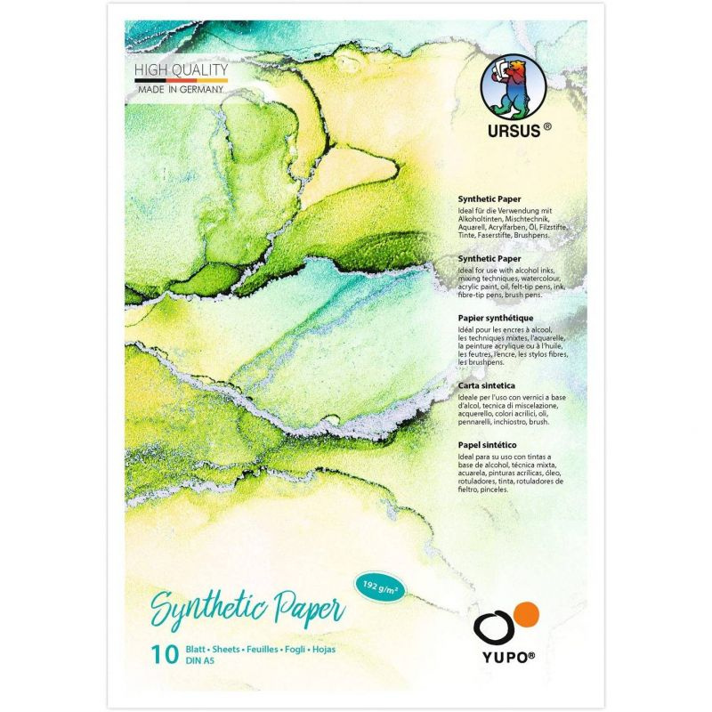 Syntetický papír YUPO A5 (192g/m2, 10 listů)