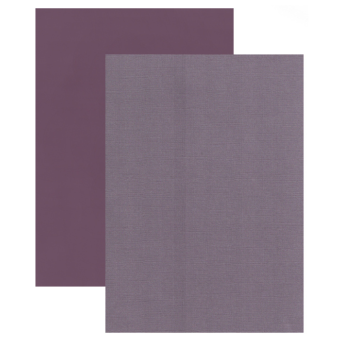 Texturovaná čtvrtka Perleť (5ks) A4 švestka 220g/m2