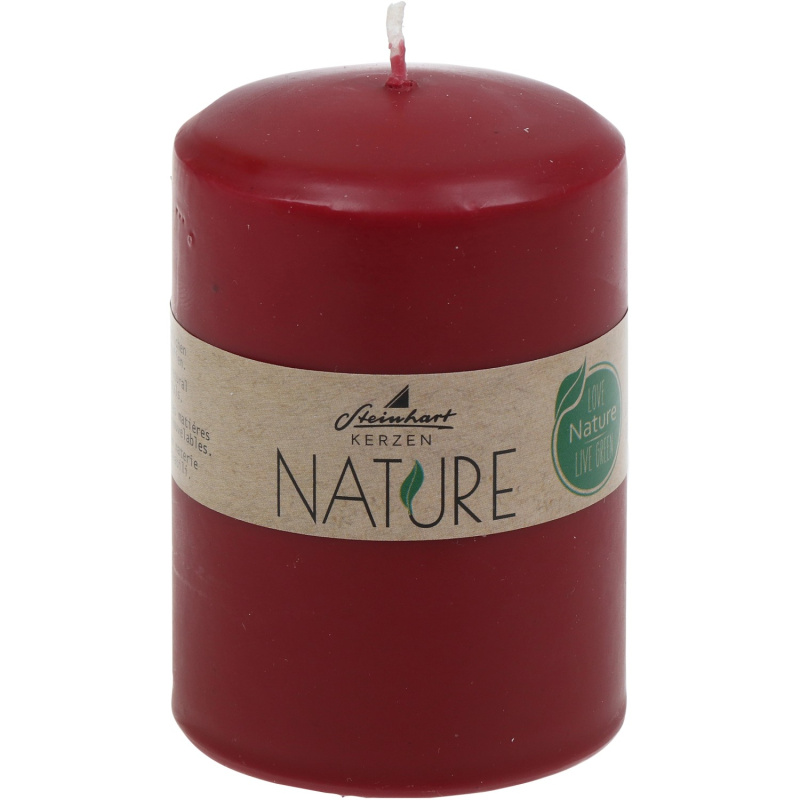 Steinhart Válcová svíčka Classic Nature staročervená 100 x 67 mm