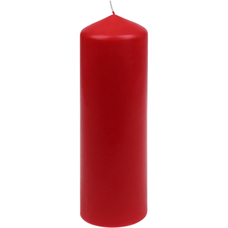 Steinhart Válcová svíčka rubínová pr. 28 x 87 mm