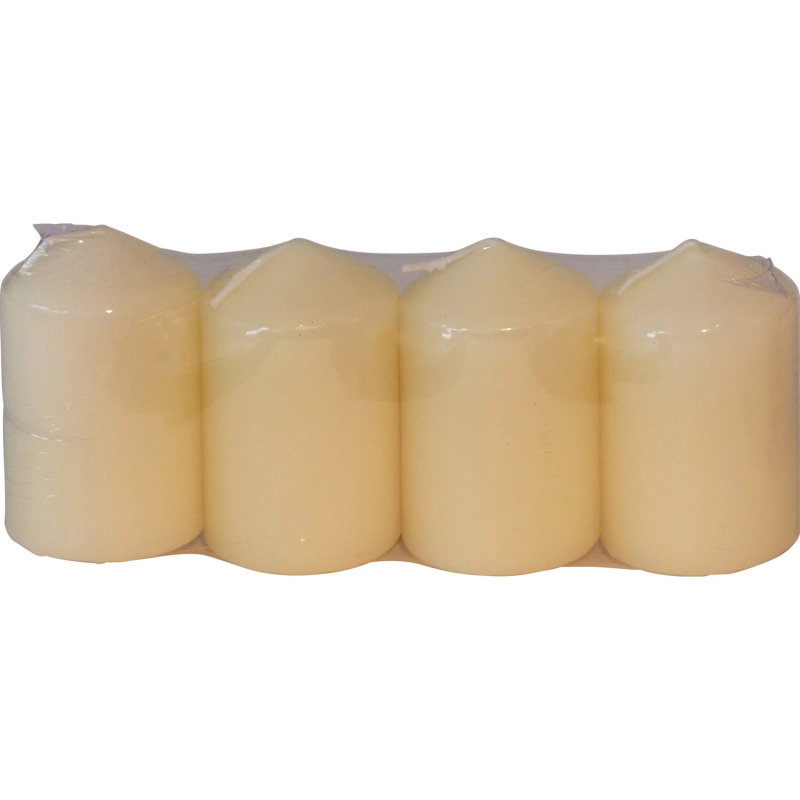 Balení svíček Champagne 7,5 x 4,7 x 4,7 cm, 4 ks