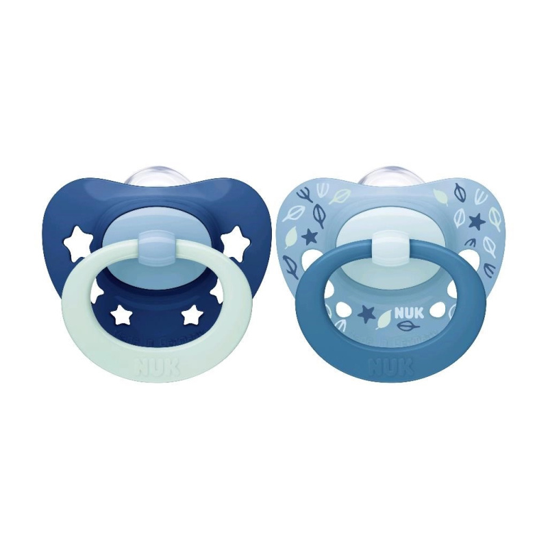 NUK Dudlík Signature (6-18 měs.) 2 ks pro kluky