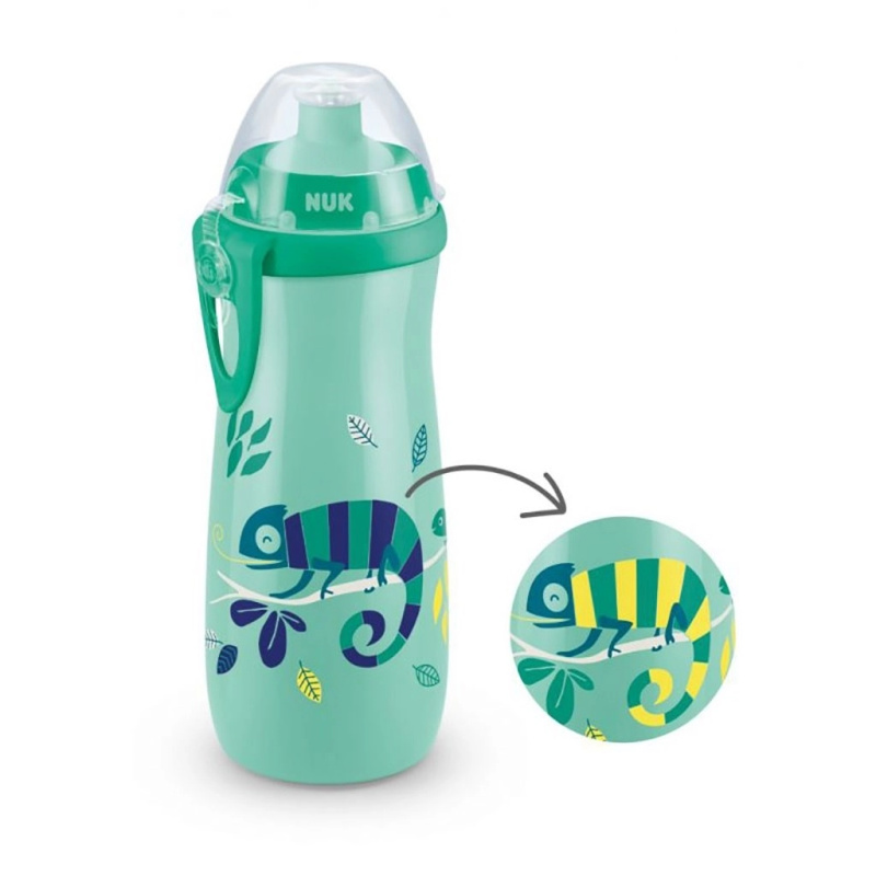NUK Sports Cup Chameleon dětská láhev 24+ m 450 ml