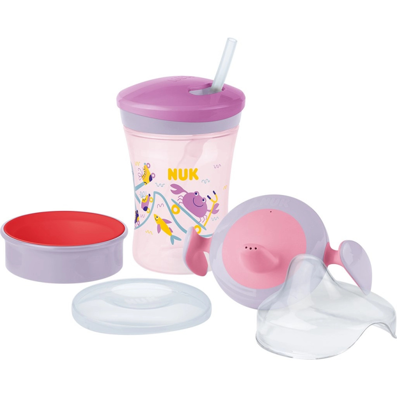 NUK Learn to Drink Set sada pro děti Girl