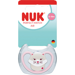 NUK Space 6-18 m dudlík Zebra 1 ks