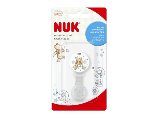 NUK Soother Band stužka na dudlík Winnie the Pooh 1 ks