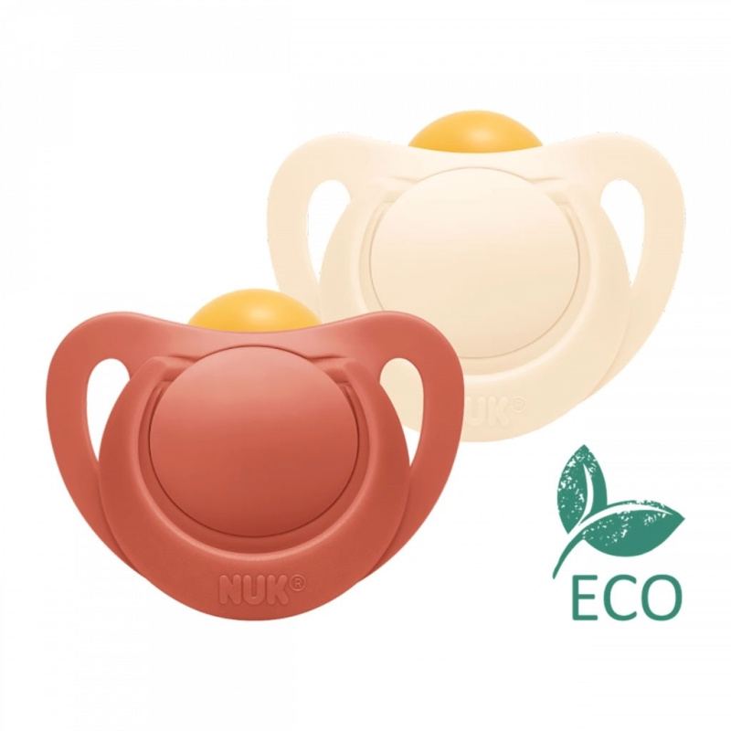 NUK for Nature dudlík Green 6-18m 2 ks