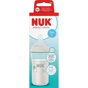 NUK Perfect Match láhev s kontrolou teploty White 260 ml
