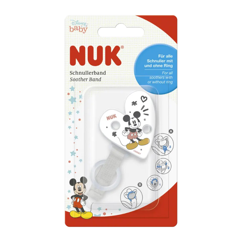 NUK stužka na dudlík Disney Mickey