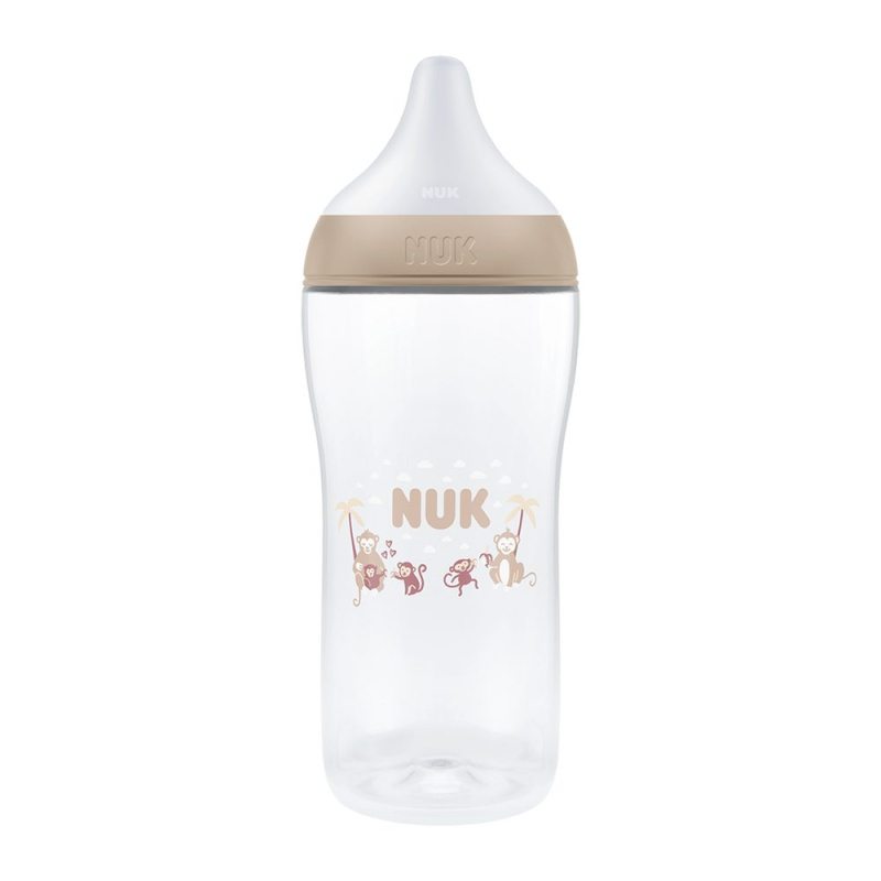 NUK Perfect Match láhev s kontrolou teploty XL MONKEY 360 ml