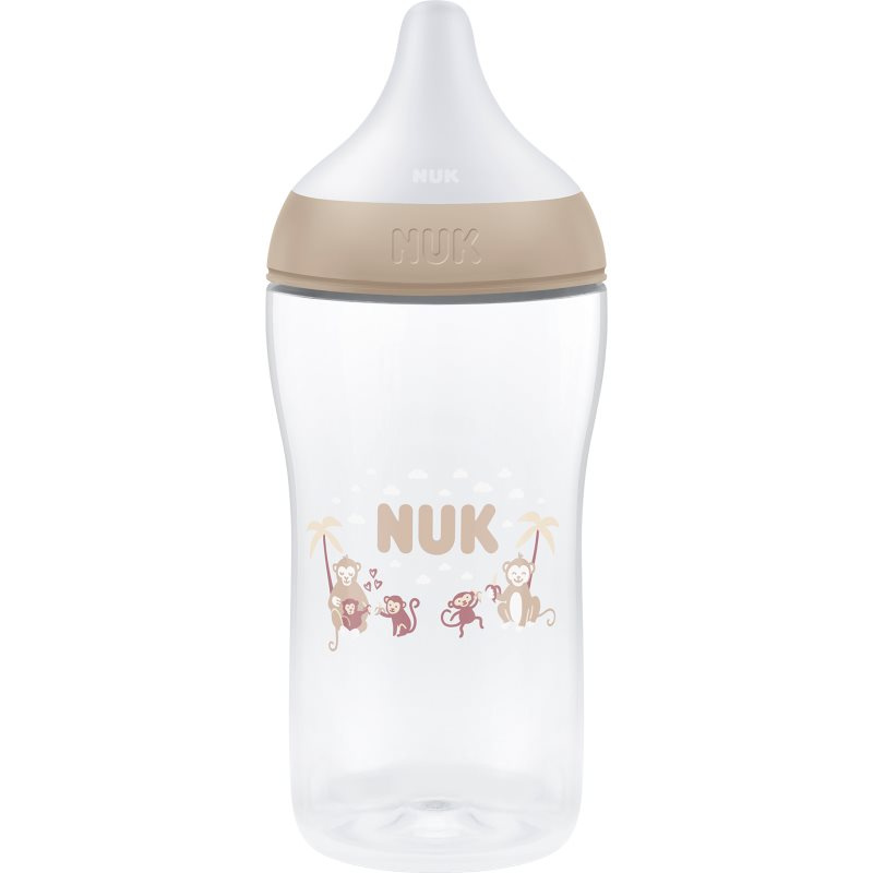 NUK Perfect Match láhev s kontrolou teploty XL MONKEY 360 ml