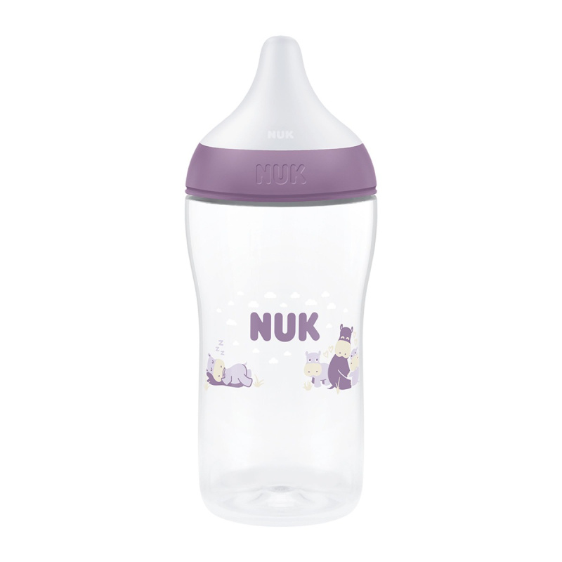NUK Perfect Match láhev s kontrolou teploty HIPPO 260 ml