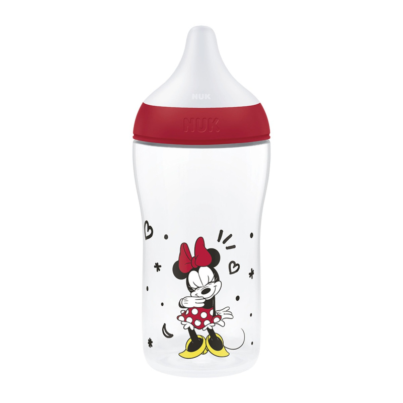 NUK Perfect Match Disney láhev s kontrolou teploty Minnie 3m+ 260 ml