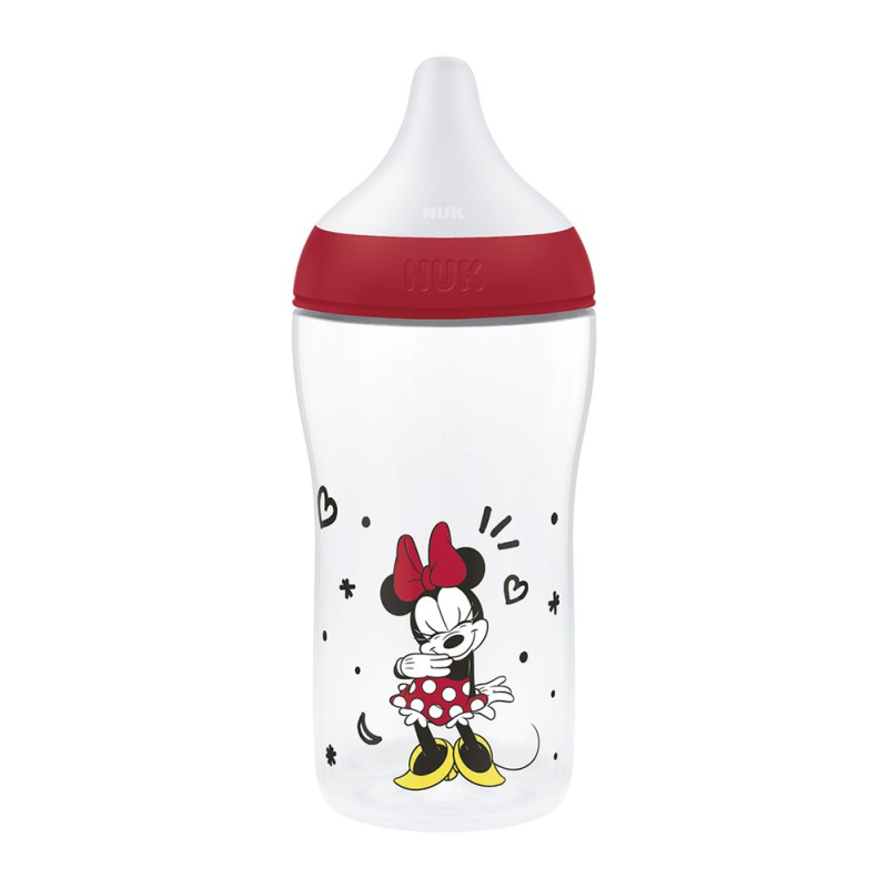NUK Perfect Match Disney láhev s kontrolou teploty Minnie 3m+ 260 ml