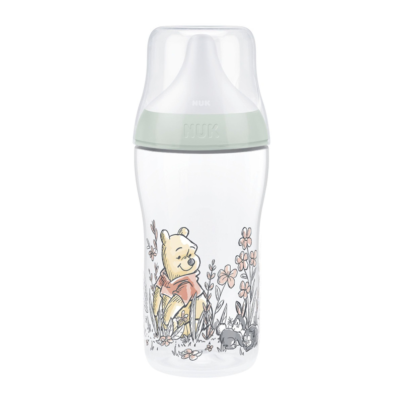 NUK Perfect Match Disney láhev s kontrolou teploty Winnie the Pooh 3m+ 260 ml