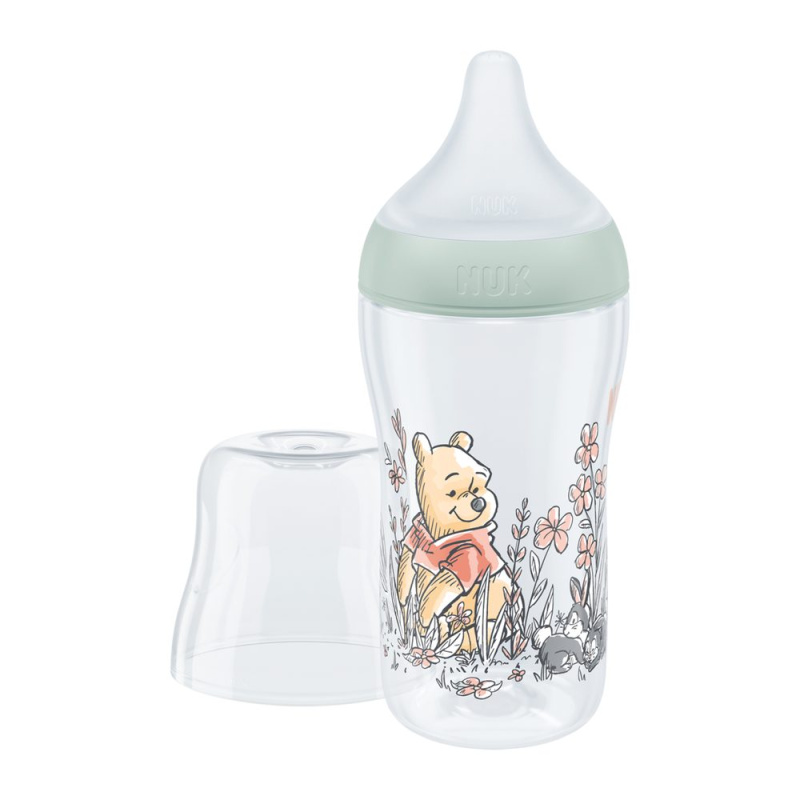 NUK Perfect Match Disney láhev s kontrolou teploty Winnie the Pooh 3m+ 260 ml
