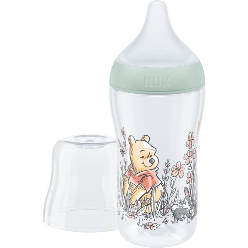 NUK Perfect Match Disney láhev s kontrolou teploty Winnie the Pooh 3m+ 260 ml