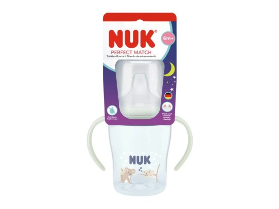 NUK Perfect Match lahvička na učení svíticí KOALA