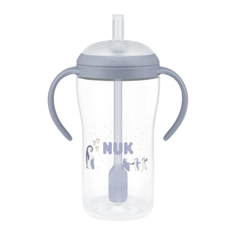 NUK Perfect Match Láhev na učení s brčkem - mix variant 260 ml