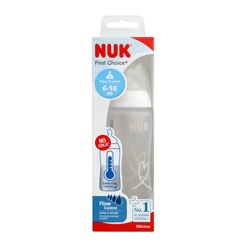 NUK FC+ Láhev s kontrolou tepltoy 300ml