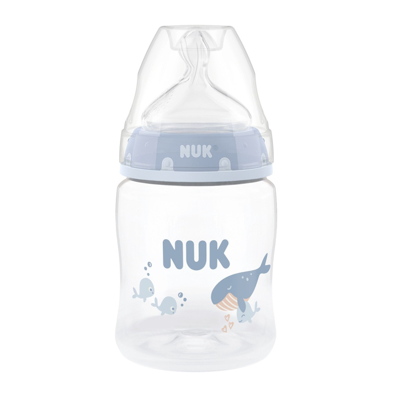 NUK First Choice Whale láhev s kontrolou teploty 0m+ 150 ml