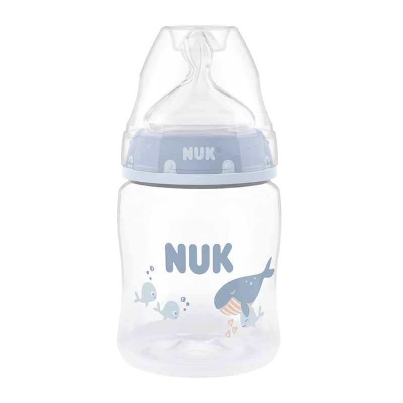 NUK First Choice Whale láhev s kontrolou teploty 0m+ 150 ml