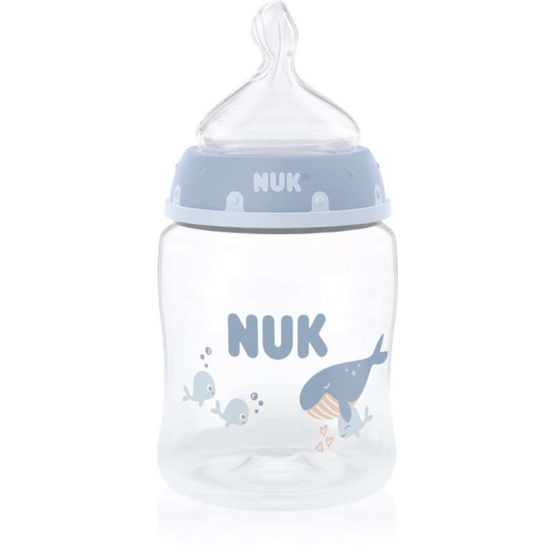 NUK First Choice Whale láhev s kontrolou teploty 0m+ 150 ml