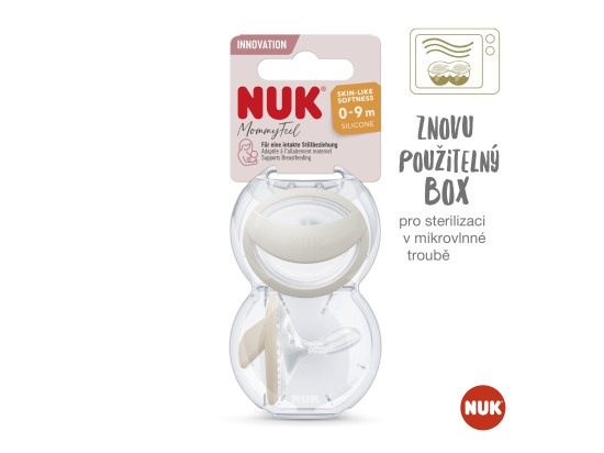 NUK Dudlík MommyFeel 0-9m 2 ks BOX