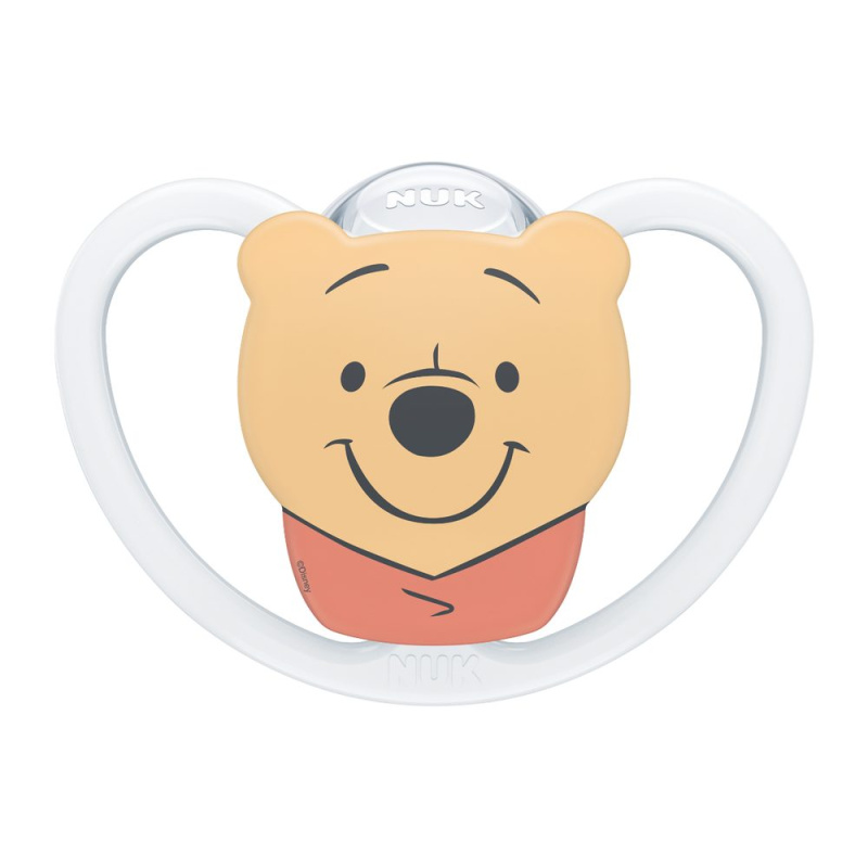 NUK Perfect Match Air Dudlík Medvídek Pú WHITE 6-18m 1ks v boxu