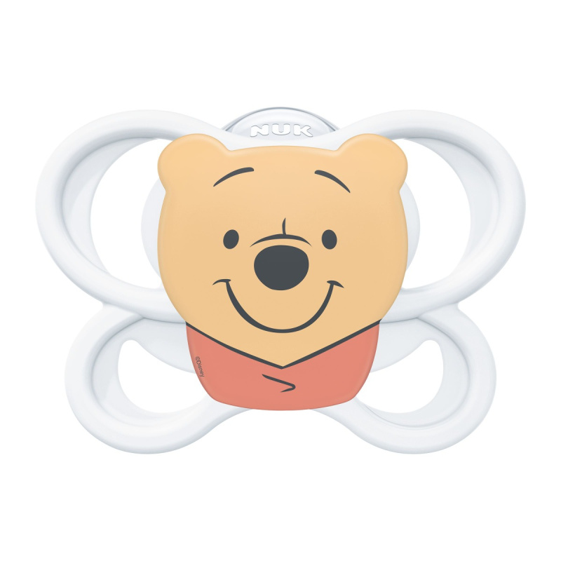 NUK Perfect Match Air Dudlík Medvídek Pú WHITE 0-6m 1ks v boxu