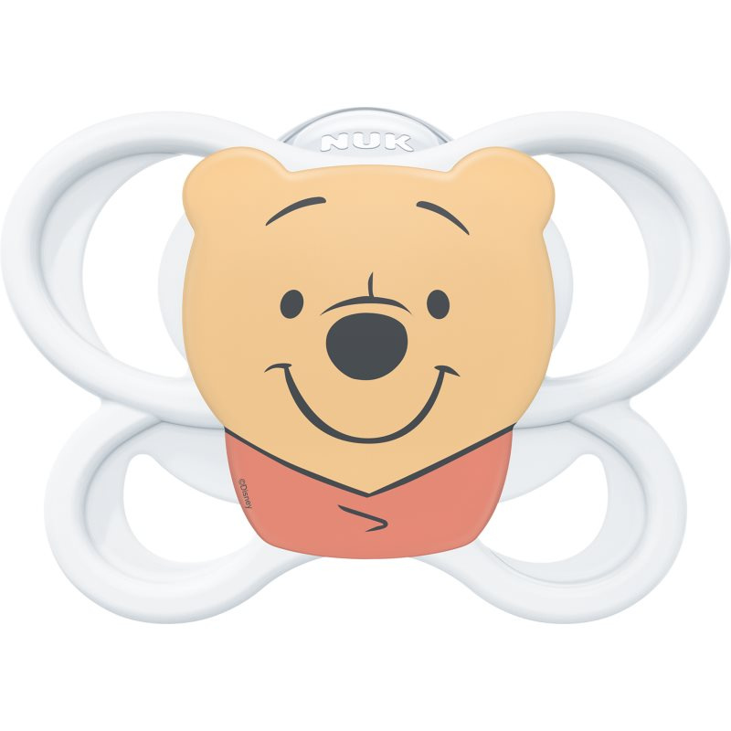 NUK Perfect Match Air Dudlík Medvídek Pú WHITE 0-6m 1ks v boxu