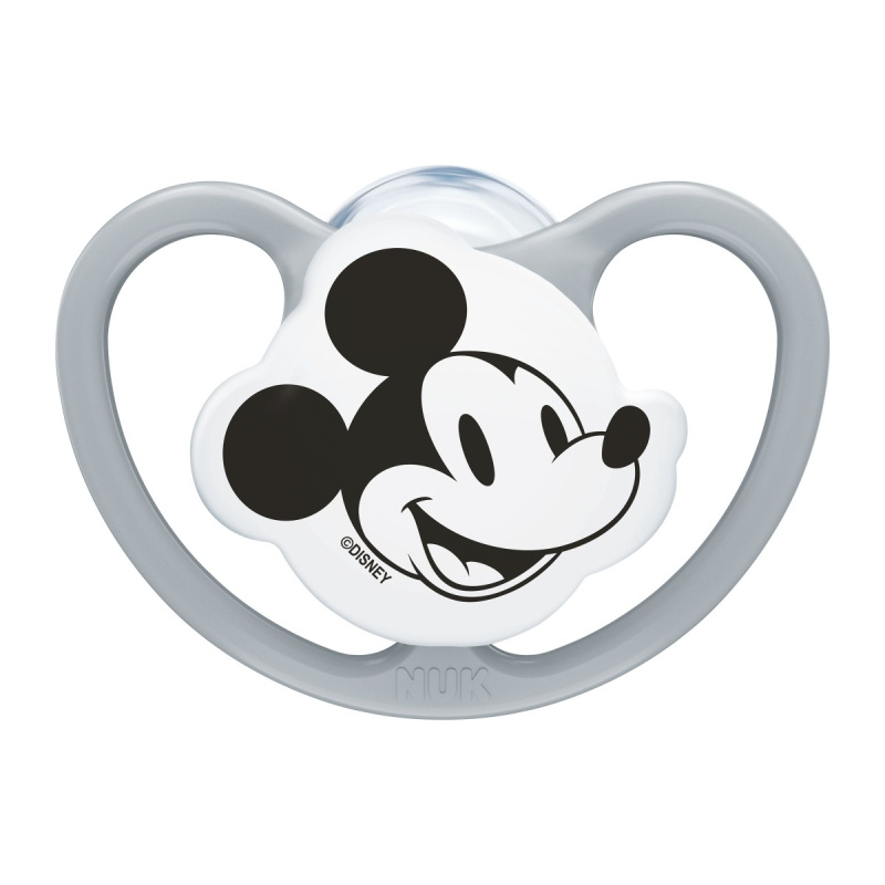 NUK Perfect Match Air dudlík Mickey 0-6m GREY 1ks box