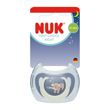NUK Dudlík First Choice Night 18+m - mix barev 1 ks