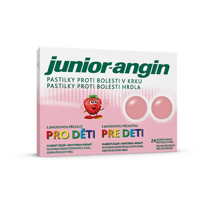 Junior-angin pastilky pro děti 24ks