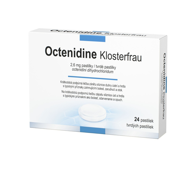 OCTENIDINE Klosterfrau 2.6mg pastilky 24 kusů