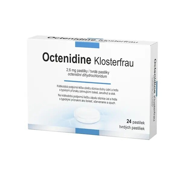 OCTENIDINE Klosterfrau 2.6mg pastilky 24 kusů