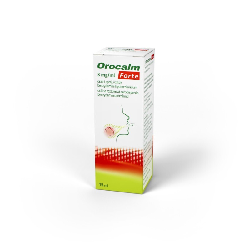 OROCALM Forte 3mg/ml orálni sprej 15 ml